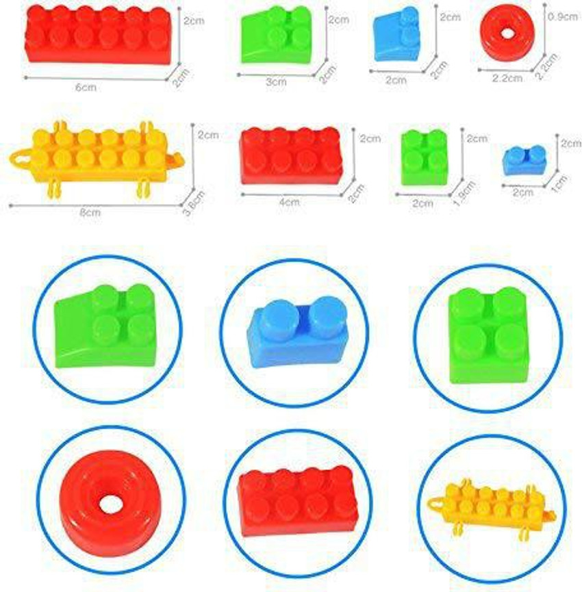 SYGA 416 Pcs Toy Building Bricks Educational Game Blocks Kit for 3