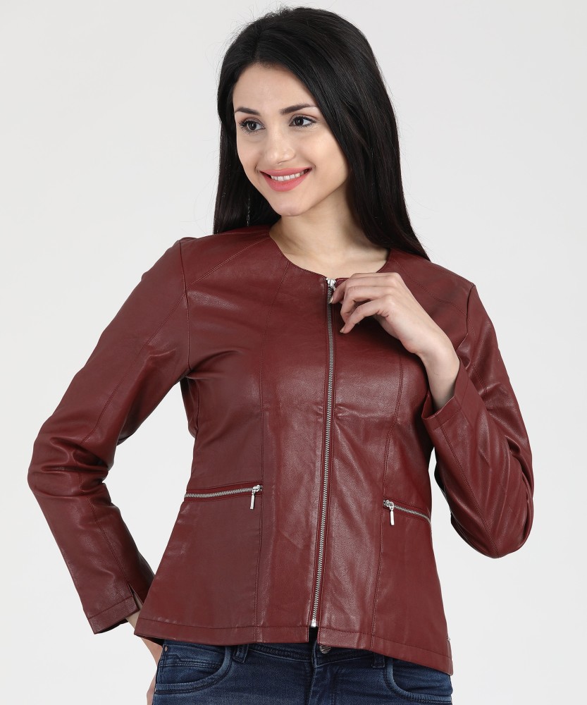 Flipkart ladies clearance leather jacket