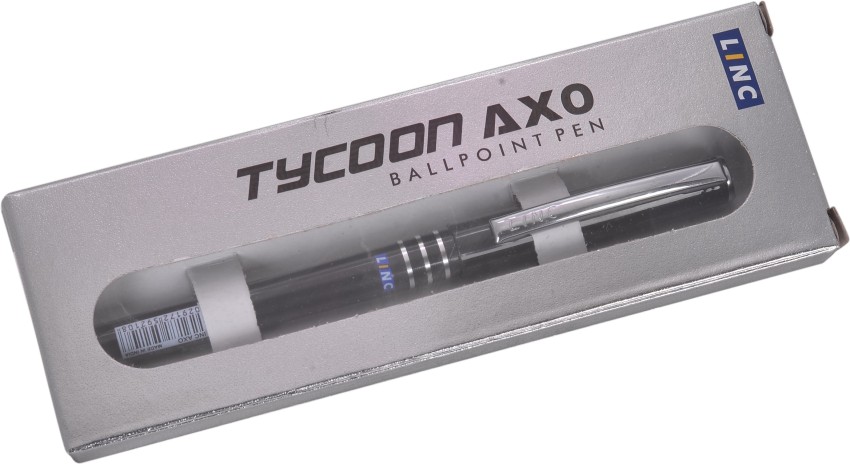 Linc Tycoon Axo 0.7mm Black Ball Pen - Buy Linc Tycoon Axo 0.7mm Black Ball  Pen - Ball Pen Online at Best Prices in India Only at