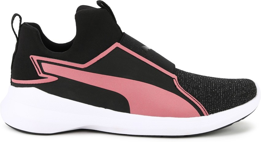 Puma rebel outlet mid trainers ladies