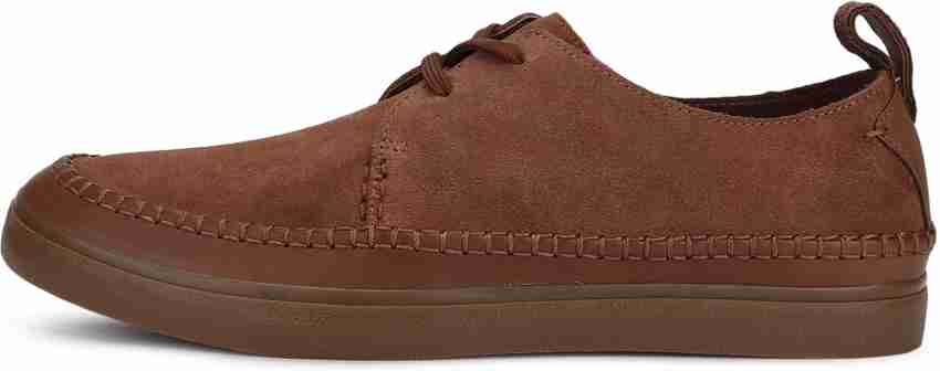 Clarks kessell craft tan suede sales