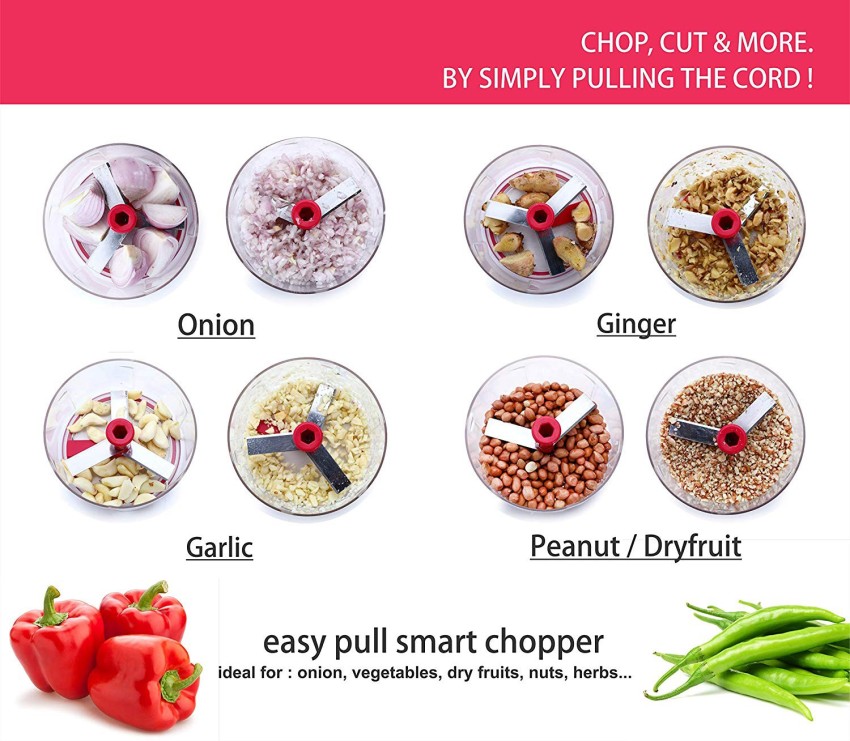 1pc Onion Chopper Hand Chopper for Vegetables - Nut Chopper Manual