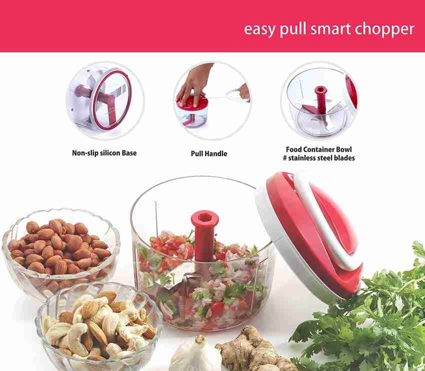 1pc Onion Chopper Hand Chopper for Vegetables - Nut Chopper Manual