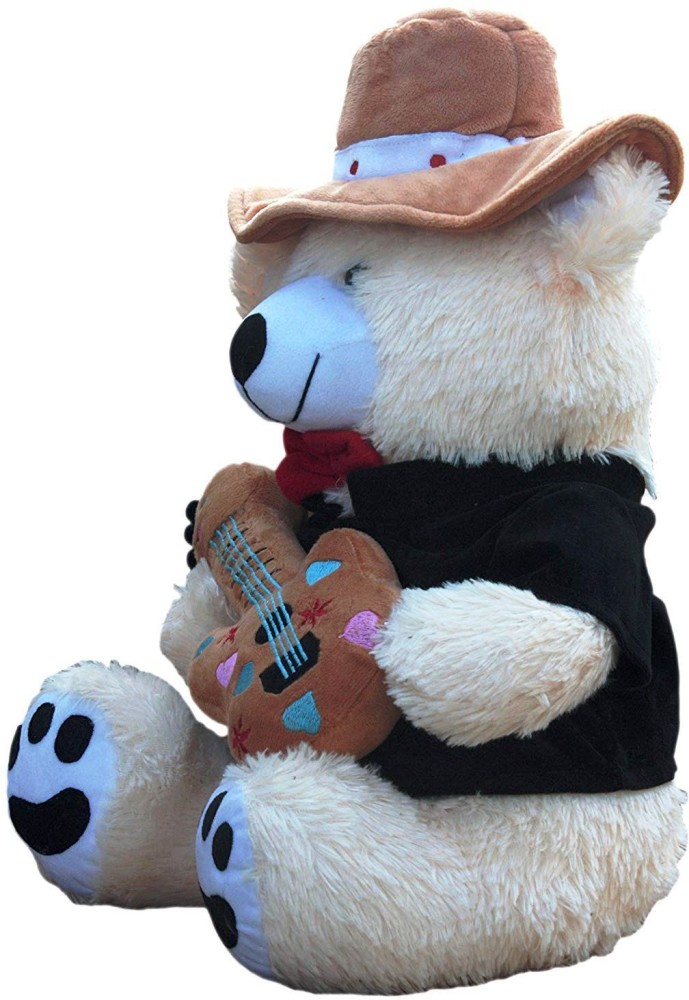 NAGAR INTERNATIONAL Ad1218 rockstar Teddy bear CReam - 40 cm 
