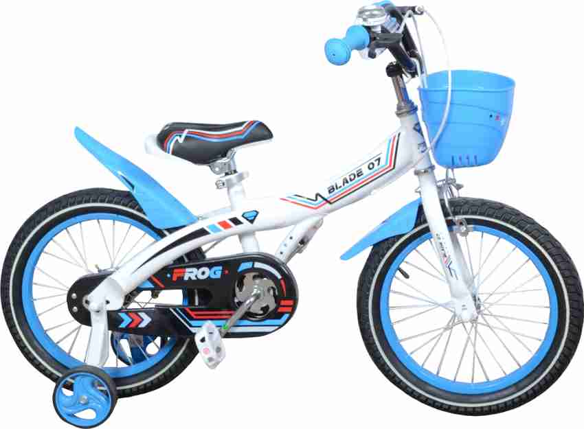 Frog Blade 07 Bike For Kids Of Age 5 8 Yrs Blue White 16 T