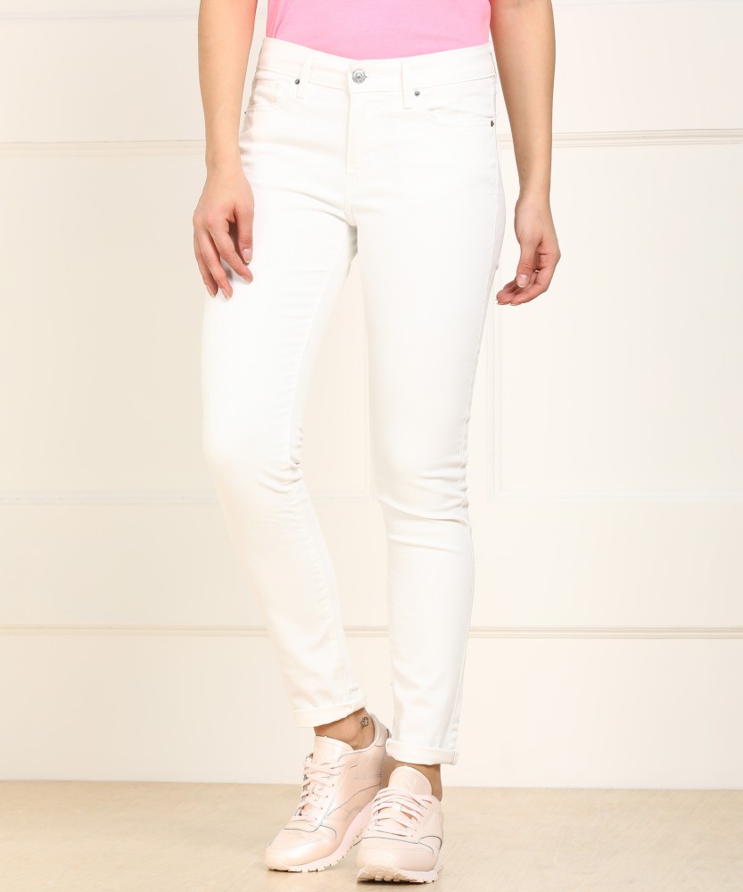 LEVI'S 711 Skinny Women White Jeans - LEVI'S Skinny Women Jeans Online at Best Prices in India | Flipkart.com