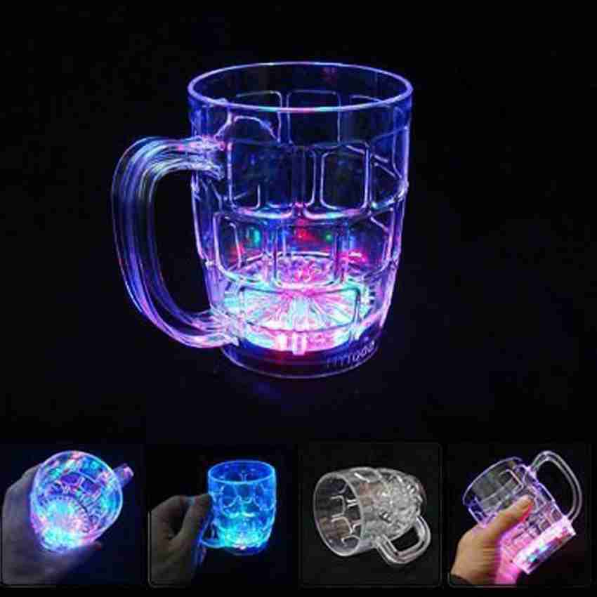Flashing beer outlet mug
