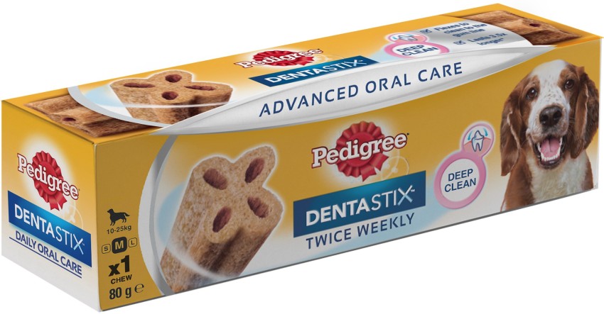 Pedigree dentastix twice sales weekly