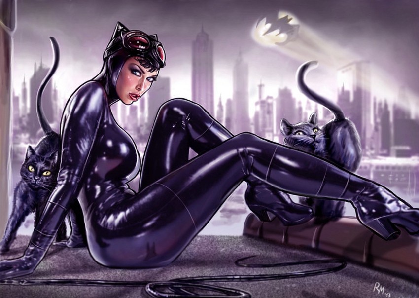 Cat Woman Print