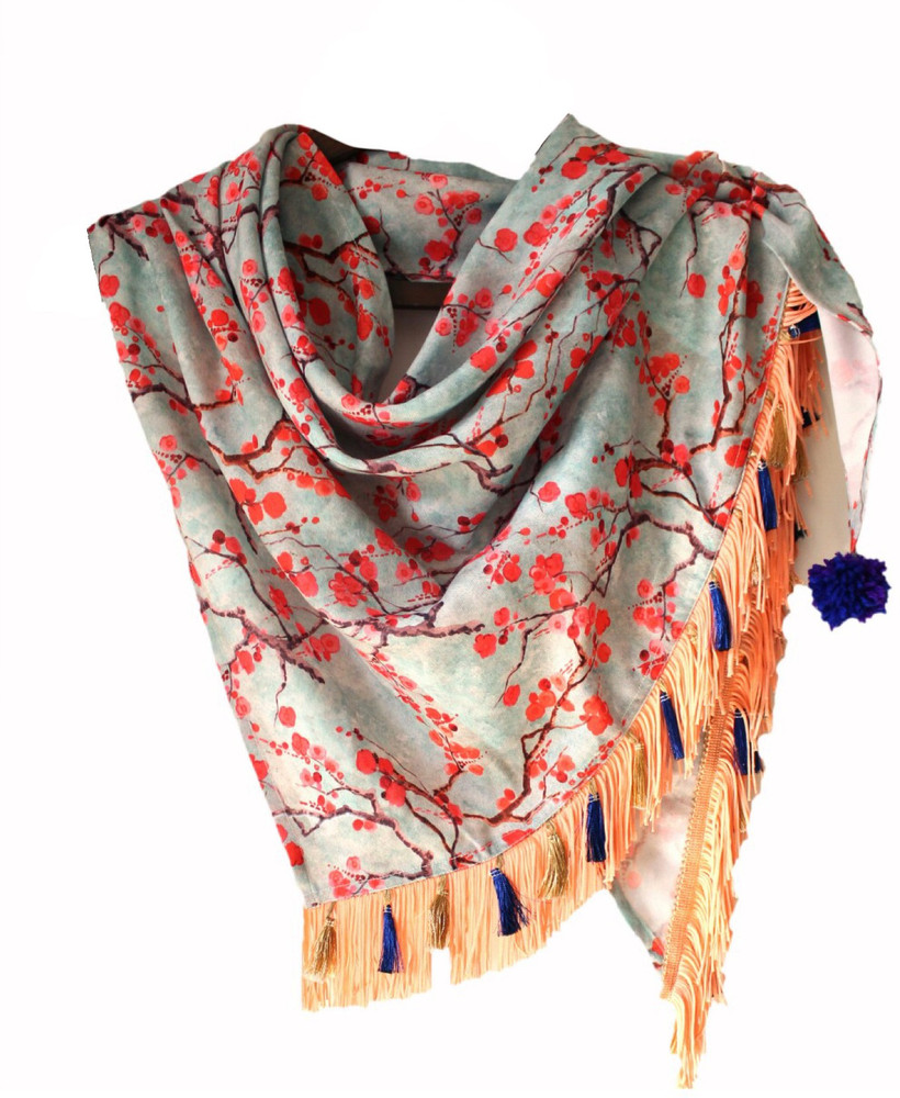MAJESTICA Printed Polycotton Women Stole Scarf Fancy Scarf Buy