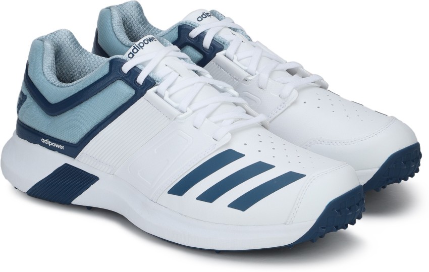 Adidas adipower vector cricket hotsell shoes blue