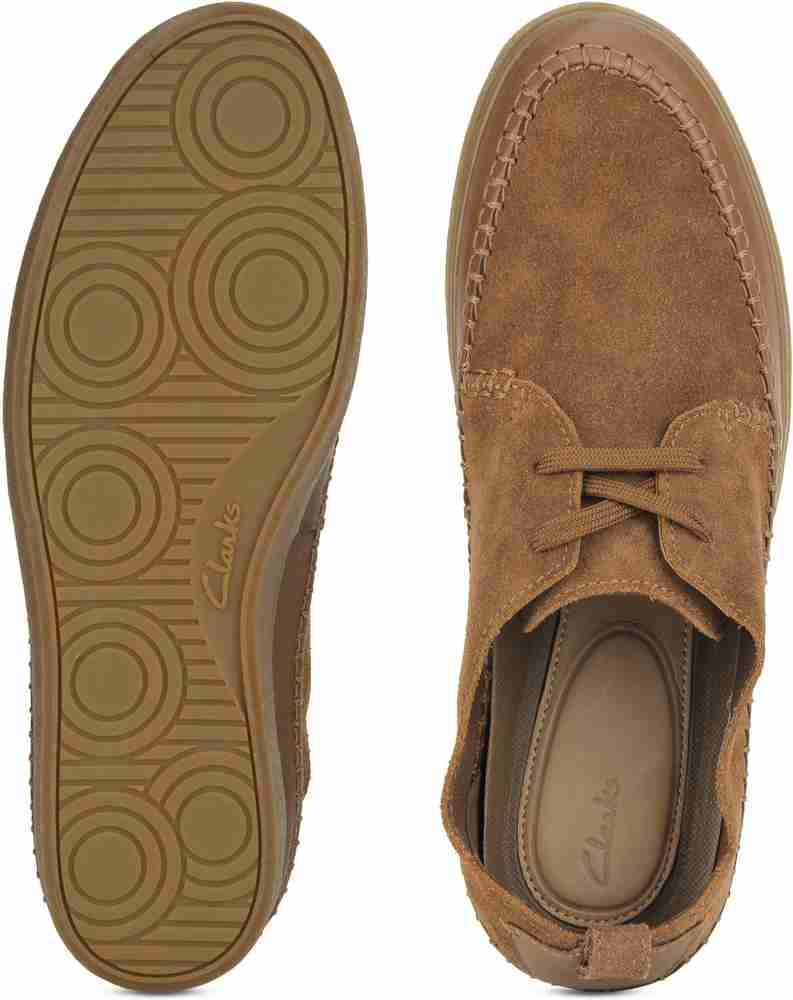 Clarks kessell store craft tan suede
