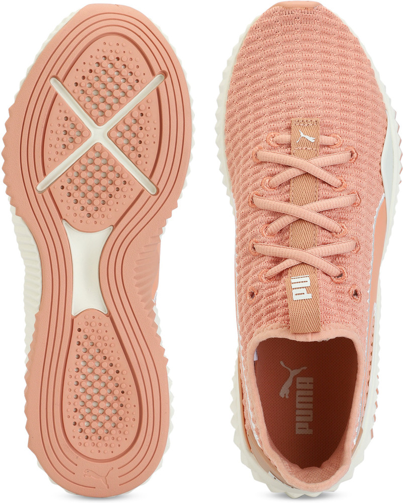 PUMA Defy Wn s Dusty Coral Whisper White Running Shoes For Women