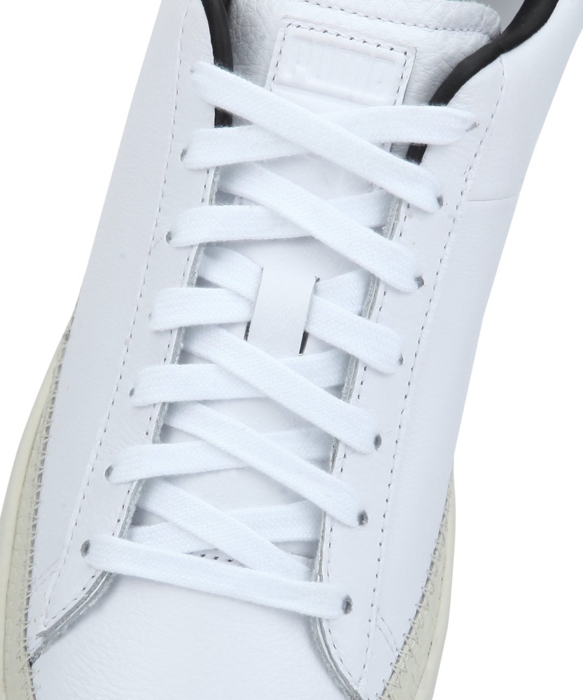 Puma basket trim on sale white