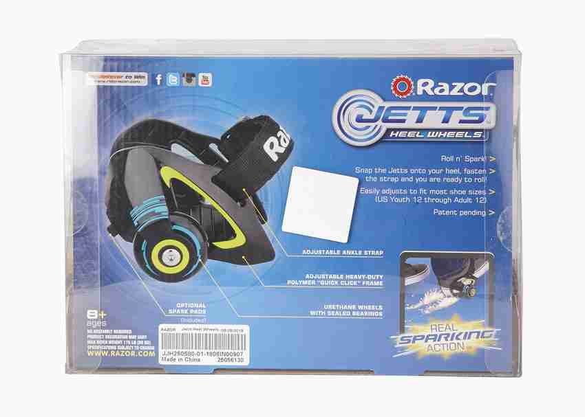 Razor Jetts Heel Wheels In line Skates Size 5 UK Buy Razor Jetts Heel Wheels In line Skates Size 5 UK Online at Best Prices in India Sports Fitness Flipkart