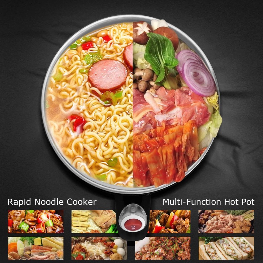 Electric Hot Pot Rapid Noodles Cooker Multi-Functional Mini Pot 1L