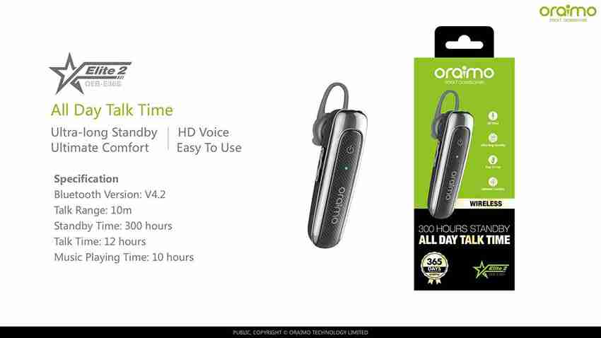 Oraimo elite sales 2 price