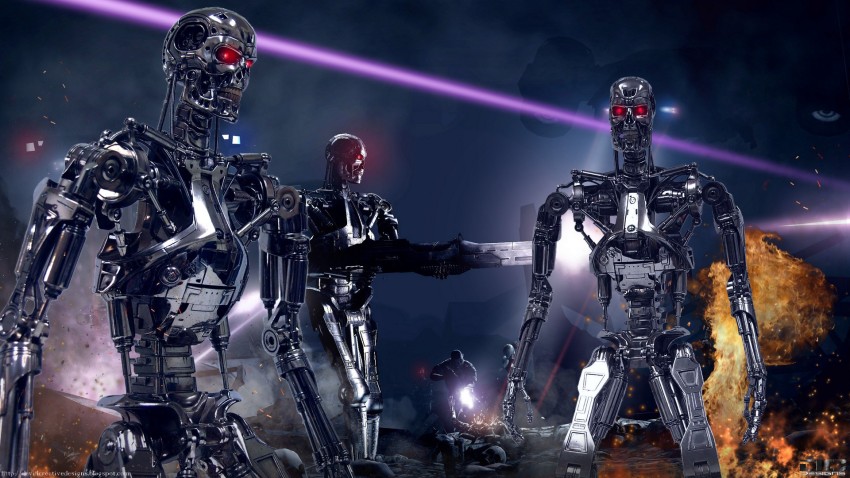PWL The Terminator Terminator T800 Endoskeleton Wall Poster 13*19