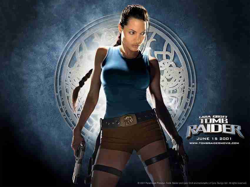 Clássico de ação-aventura filme lara croft tomb raider menina cartaz da  lona pintura da parede imagem da arte ginásio sala de treinamento decoração