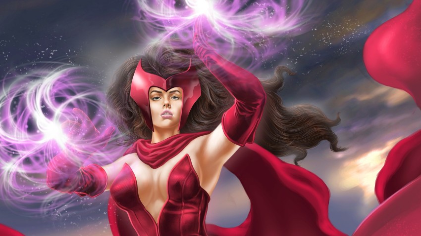 Comics Scarlet Witch HD Wallpaper