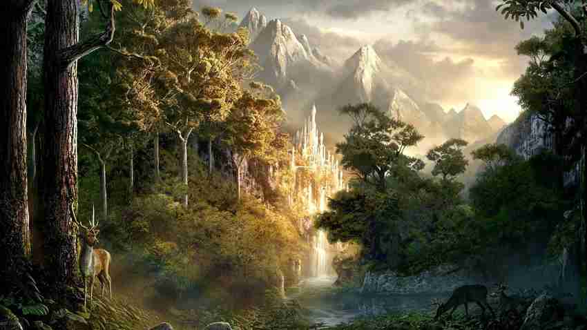 Movie Lord Of The Rings HD Wallpaper Background Paper Print ...
