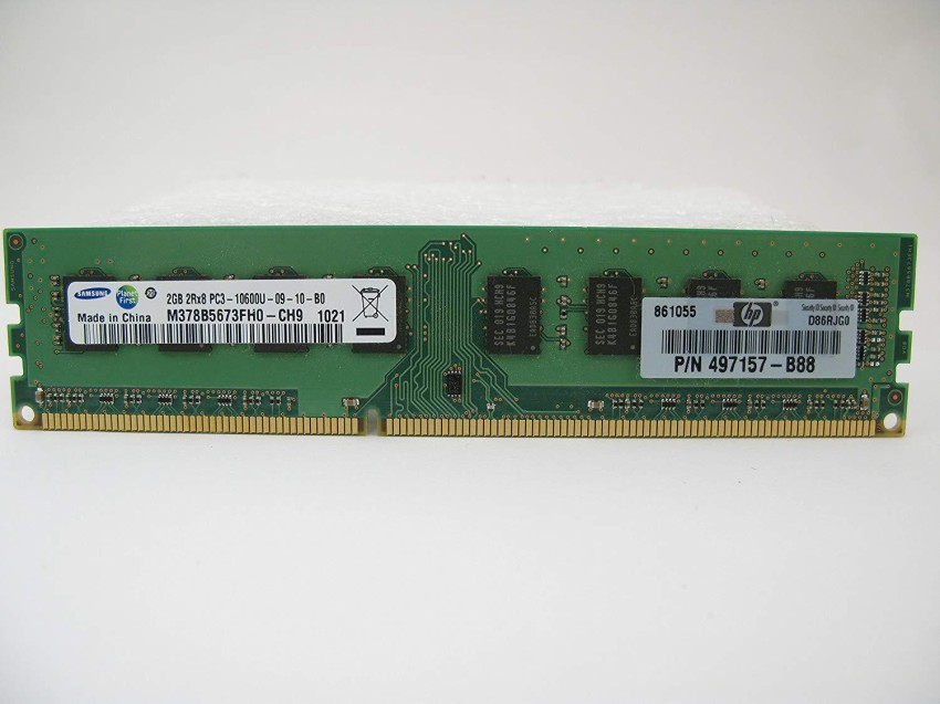 SAMSUNG Pc3-10600u DDR3 2 GB (Dual Channel) PC (2GB DDR3 1333  M378B5673FH0-CH9) - SAMSUNG : Flipkart.com