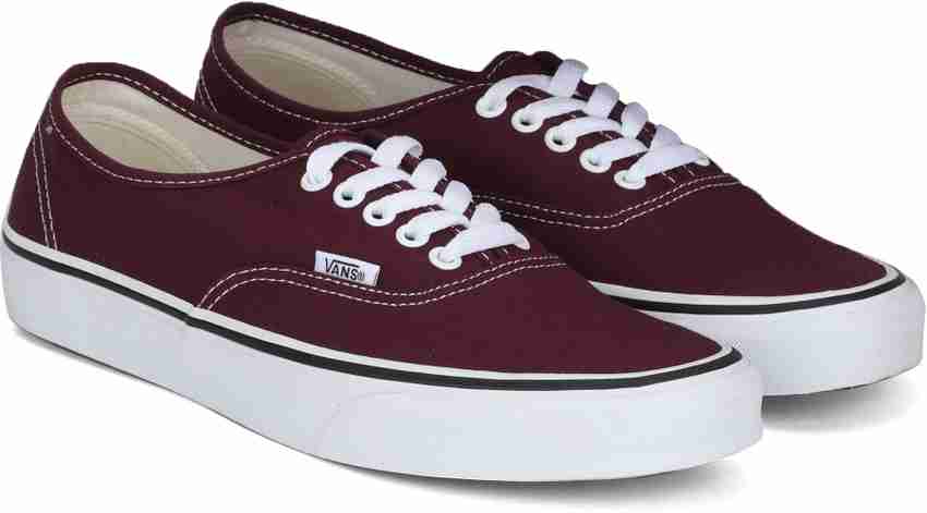 Maroon shoes vans hotsell
