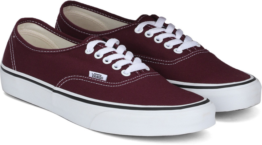 Burgundy vans brown sole outlet