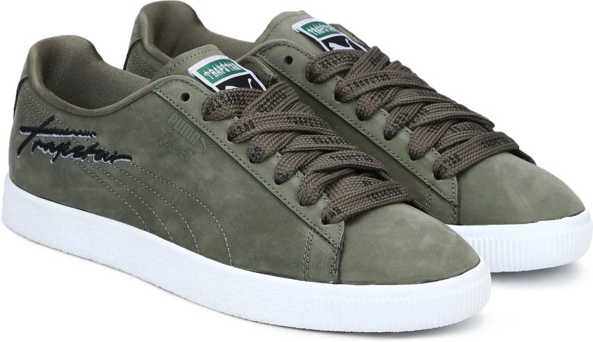 Puma on sale clyde olive