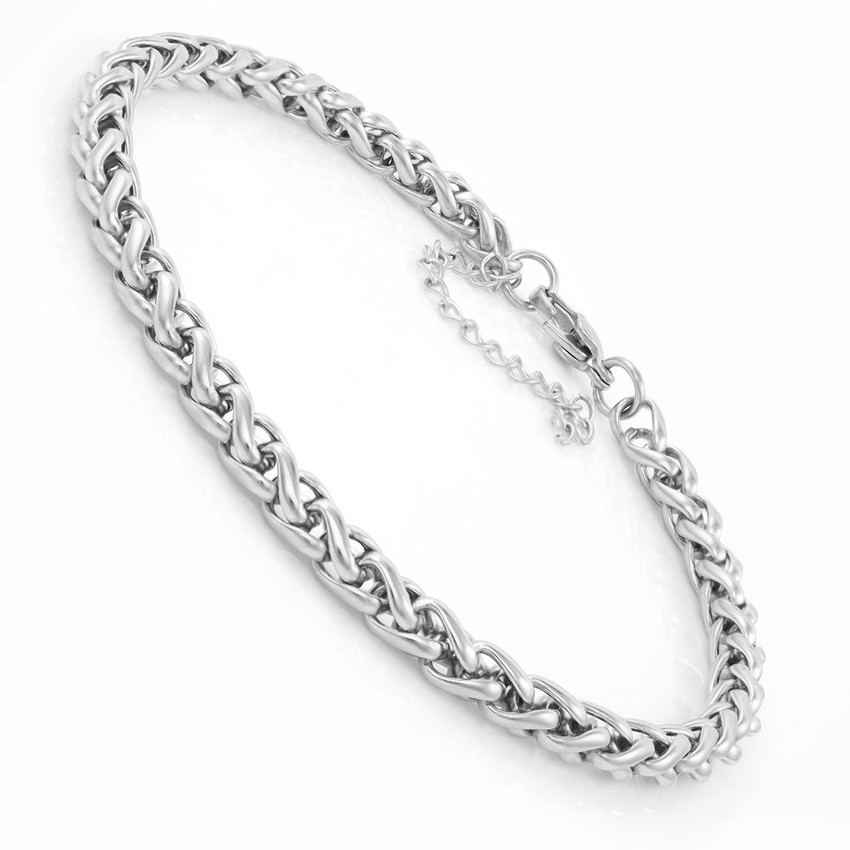 NAKABH Stainless Steel Silver Bracelet Price in India Buy NAKABH