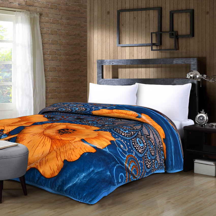 Bombay Dyeing Floral Double Mink Blanket for Heavy Winter Buy Bombay Dyeing Floral Double Mink Blanket for Heavy Winter Online at Best Price in India Flipkart