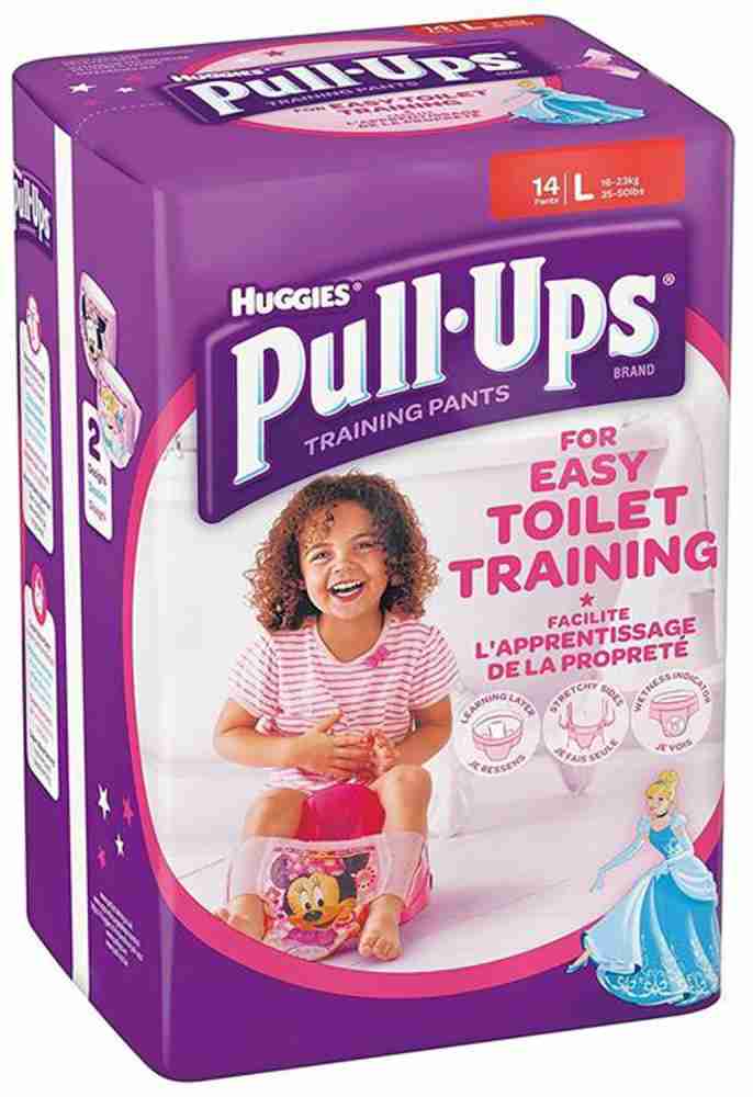 Huggies Pull-Ups Training Pants for Girls, Size 4T-5T (38+ lbs