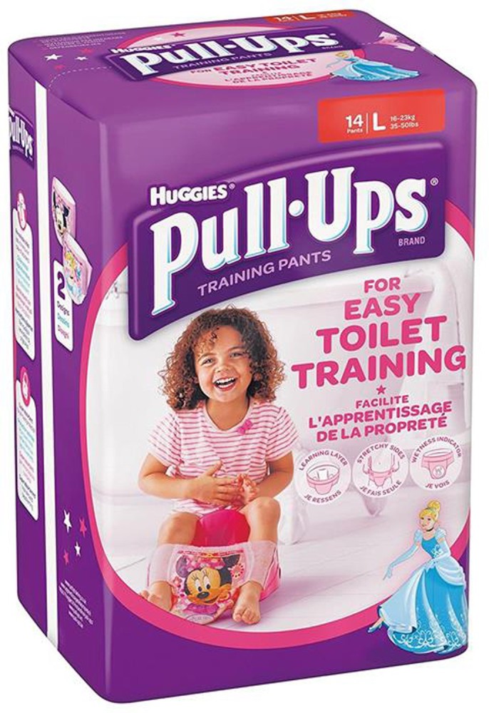Huggies Pull Ups Training Pants for girls 14pc (Large) (16-23 kg