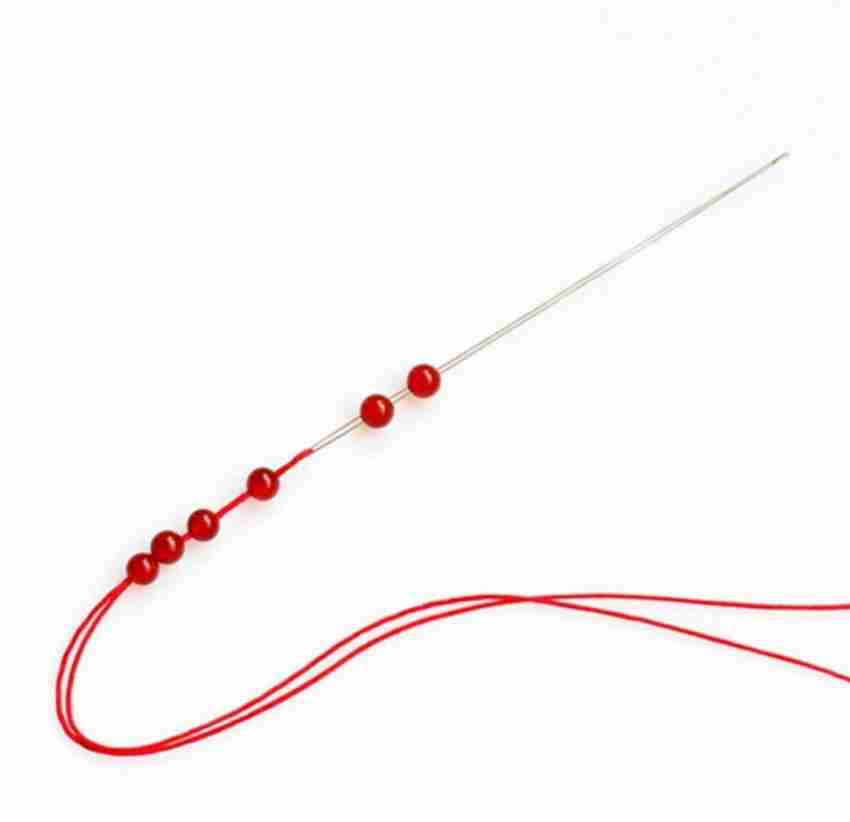 Beading Needles with Fishing Wire, Selizo 6pcs Big India