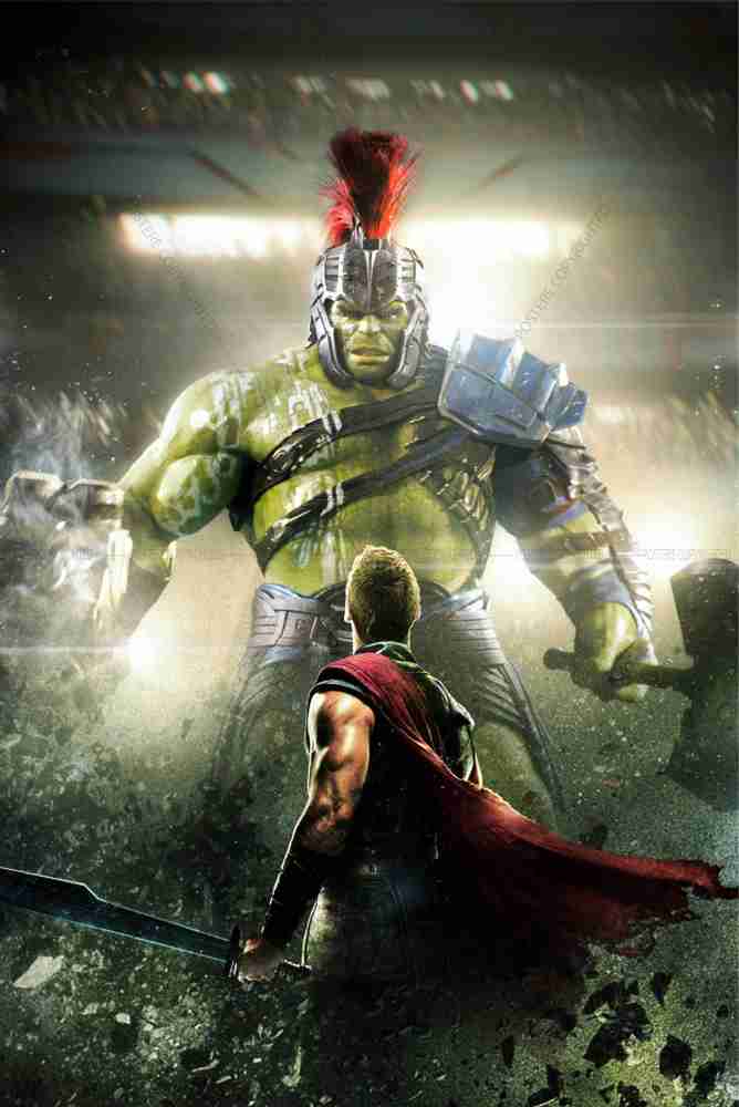 Thor Ragnarok: Thor and Hulk Main Event Fight Scene