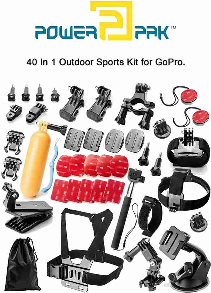 Powerpak 40-In-1 Action Camera Gopro Accessories Kit ( Hero 6 5 4