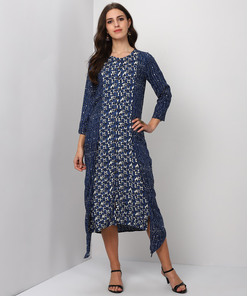 Global desi blue dress discount