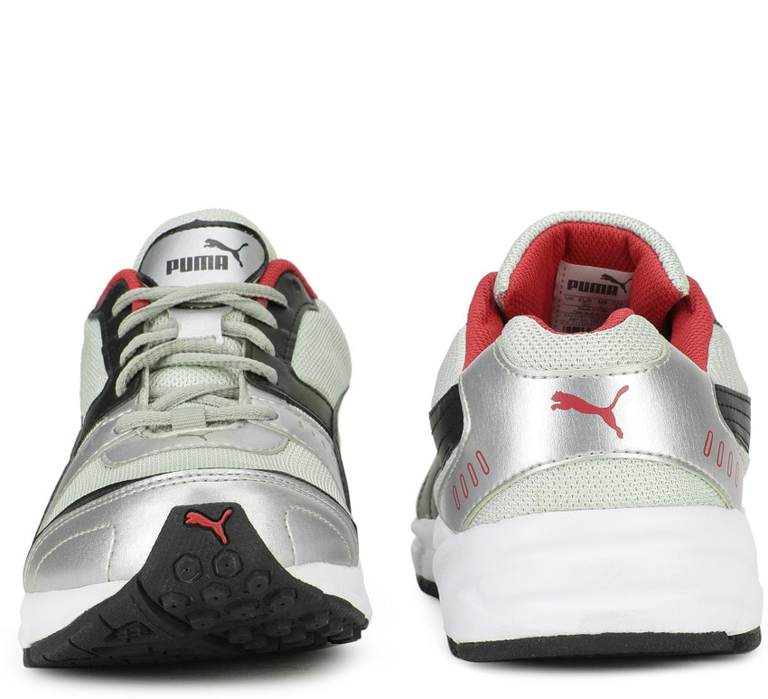 Puma argus white and green running shoes on sale