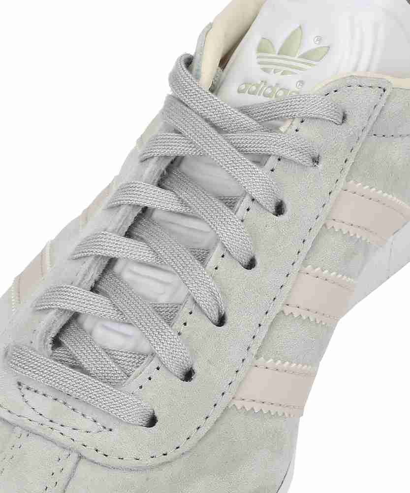 Pale grey adidas gazelle store