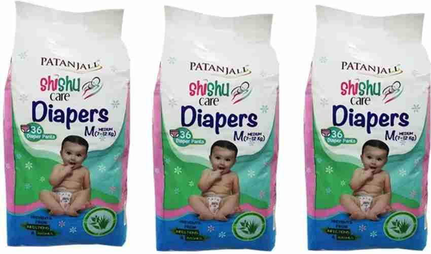 PATANJALI Diapers Pants Size Medium 108 Diapers M Buy 108
