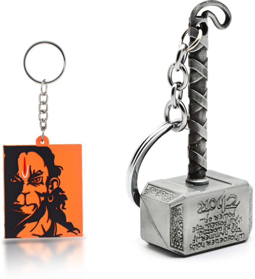 Gold Era Thor Infinity War Hammer Marvel Hanuman Ji Key Chain Price in India Buy Gold Era Thor Infinity War Hammer Marvel Hanuman Ji Key Chain online at Flipkart