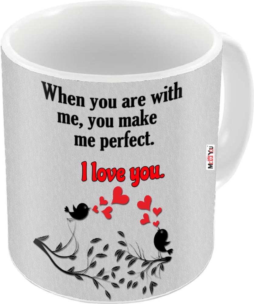 ME&YOU Special Birthday Gift for Wife, Birthday Gifts, To My Lovely Wife  Quoted Printed Ceramic Magic Mag, Beautiful Gift for Lovely Wife Ceramic  Coffee Mug Price in India - Buy ME&YOU Special