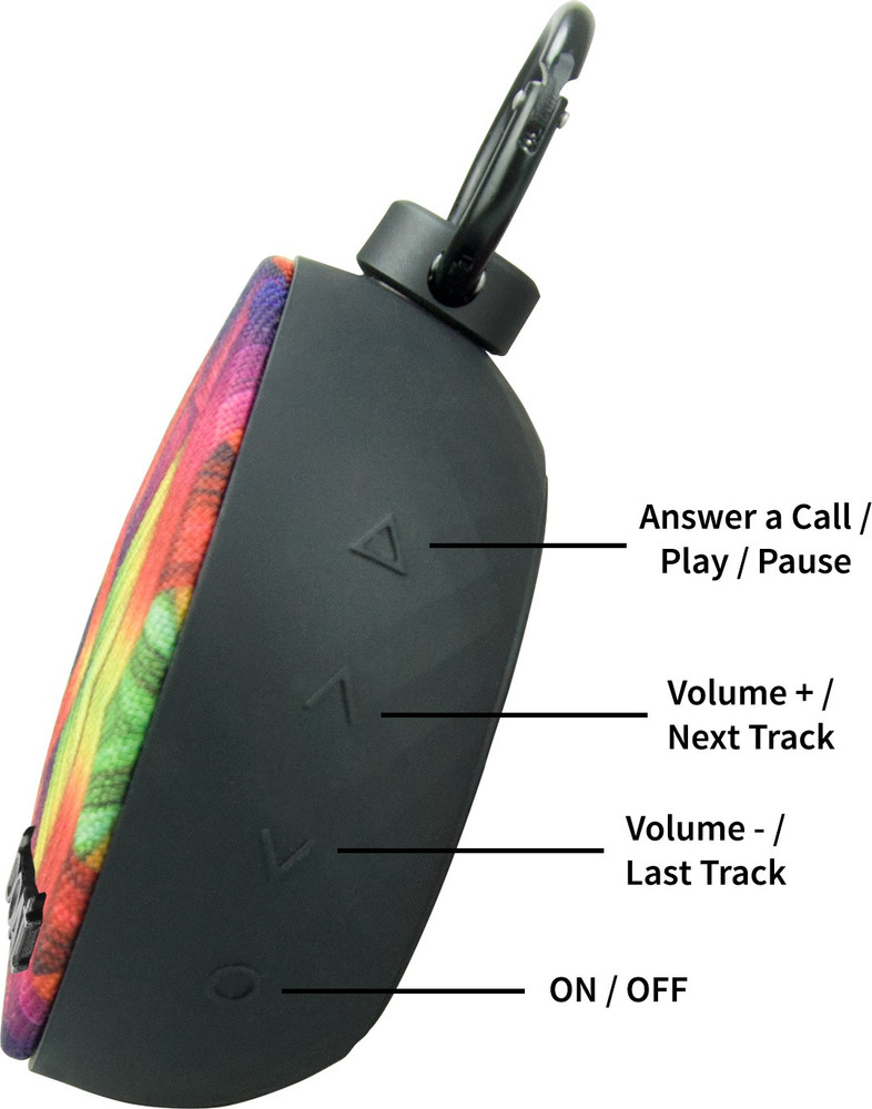 Boat stone 5w 260 portable bluetooth speaker top