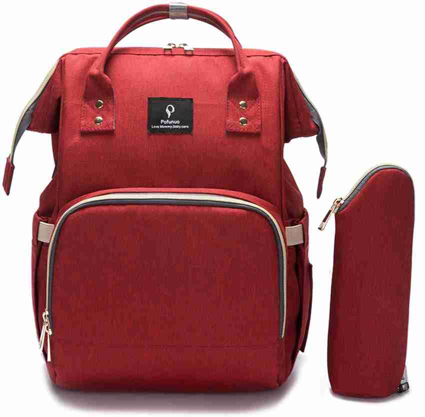 Pofunuo Premium Quality Stylish Baby Diaper Backpack With Feeding