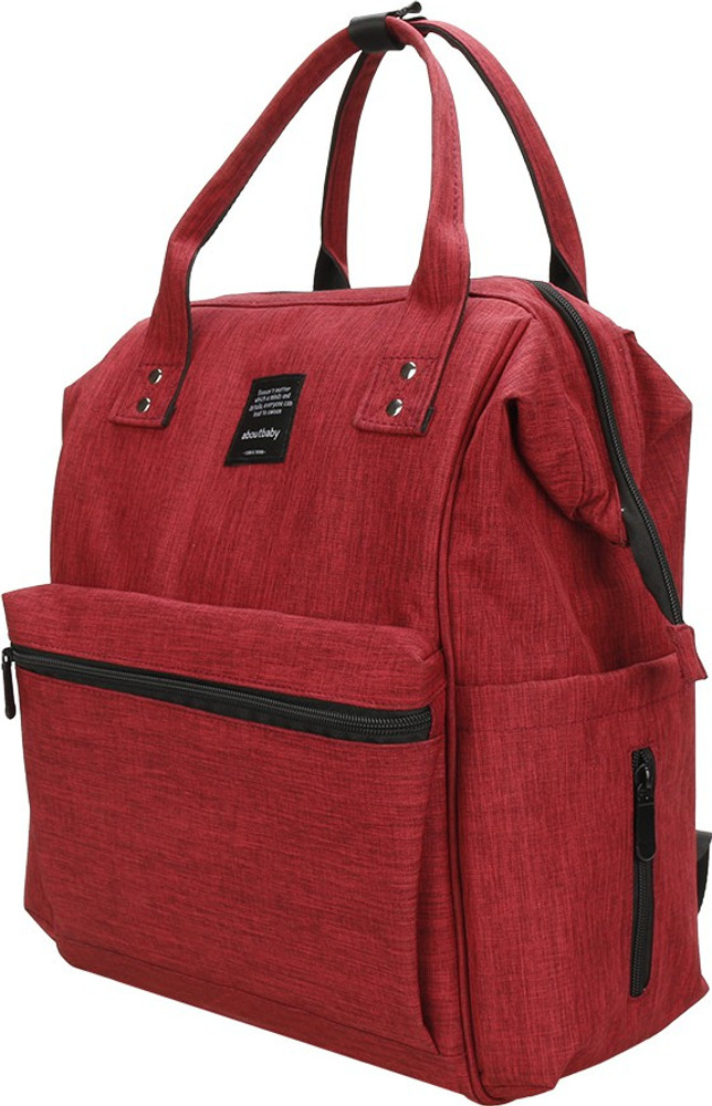 Pofunuo International Brand Large Capacity 300D Fashion Multi Function Travel Diaper Bag Backpack Red Diaper Backpack Buy Baby Care Products in India Flipkart