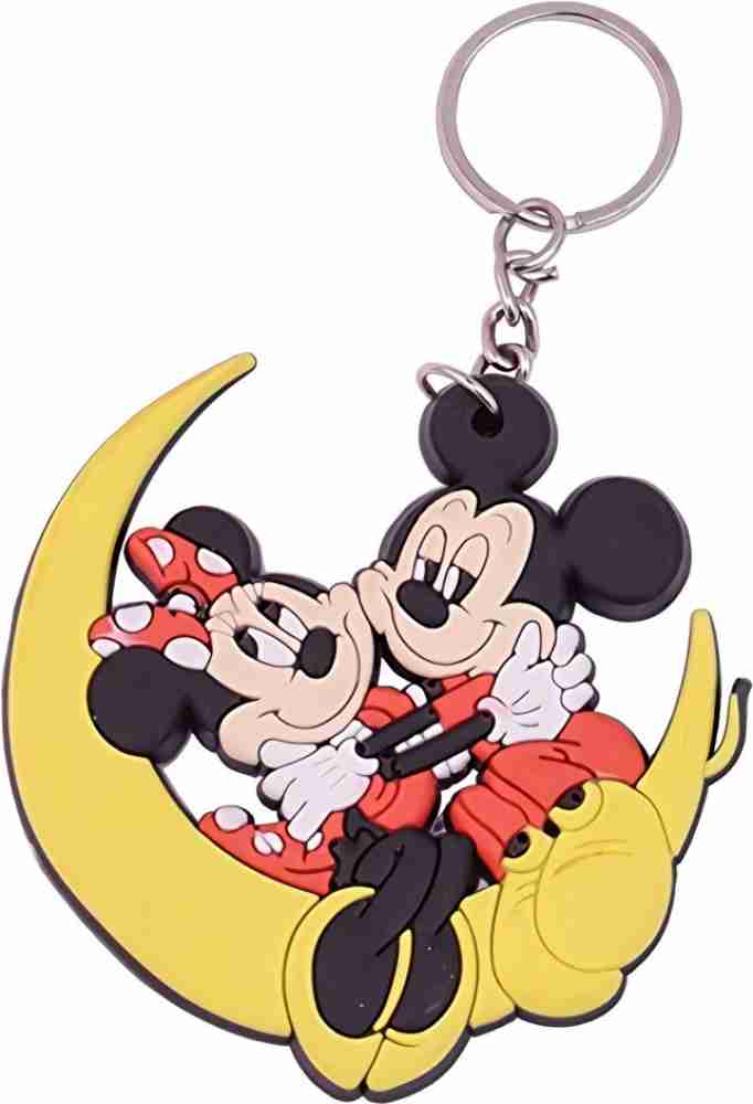 Luxury Car KeyChains - Minnie Head And Cat Keychain