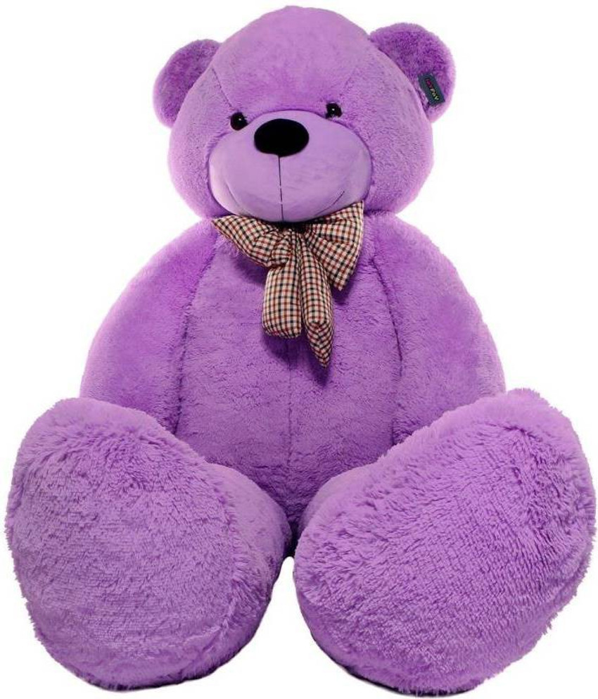 E TREE Stuffed Spongy Huggable Teddy Bear Purple Colour 178CM
