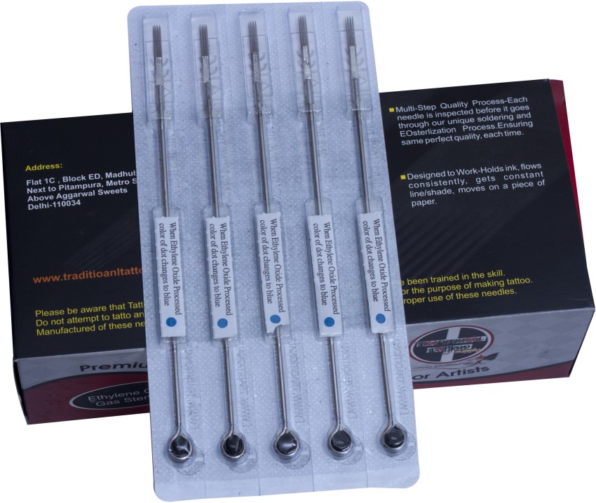 Flat shader needle 11F for tattoo machines - Buy sterilized needles 11F for  best price