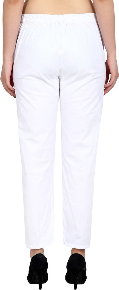 Sabhyata The Ethnic Valley Slim Fit Women White Trousers Buy Sabhyata The Ethnic Valley Slim Fit Women White Trousers Online at Best Prices in India Flipkart