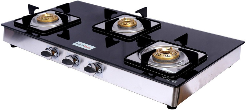 Bright flame shop gas stove